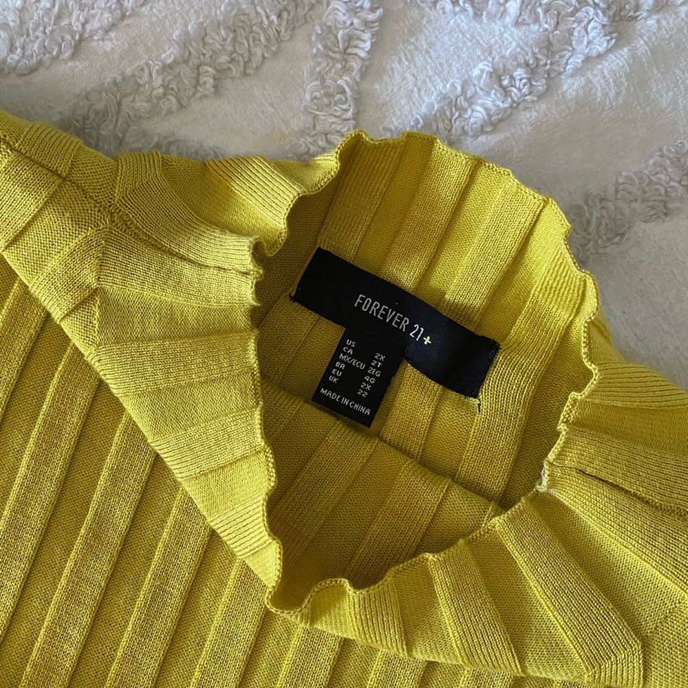 Forever 21 - Yellow sweater dress (2X)
